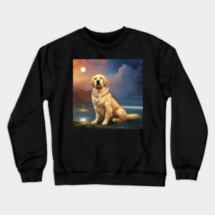 Cute Golden Retriever Crewneck Sweatshirt